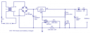 24v lead acid battery charger circuit diagram