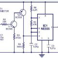 Fire Alarm Circuit using NE555 IC & Thermistor a project for school