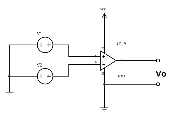 LM339 Voltage Comparator Circuit
